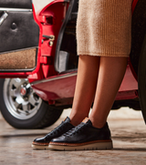 Calaita Low T101 in pelle nera - PreOrder