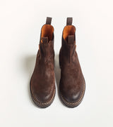 Chelsea boot T171 in suede marrone