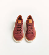 Sneaker bassa T100 in suede viola