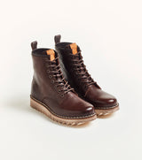 Stivaletto T122 in pelle testa di moro