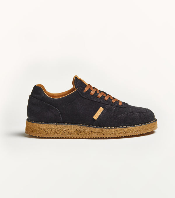 Sneaker tennis T130 in suede blu - PreOrder