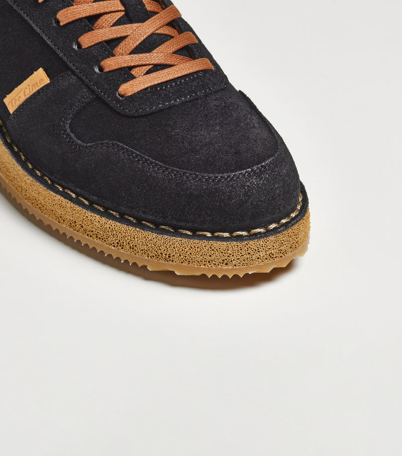 Sneaker tennis T130 in suede blu - PreOrder