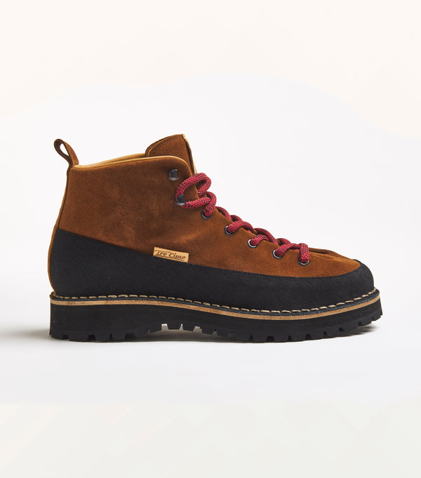 Fimon mid T160 in suede sigaro - PreOrder