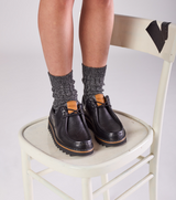 Mocassino T450 in pelle nera