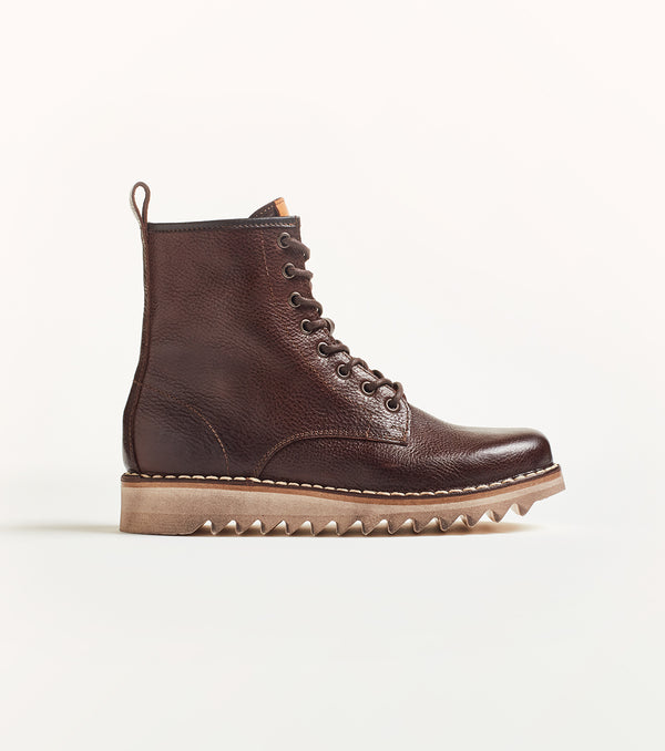 Stivaletto T122 in pelle testa di moro