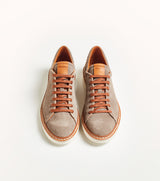 Sneaker bassa T100 in suede grigio - PreOrder