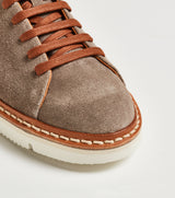 Sneaker bassa T100 in suede grigio - PreOrder