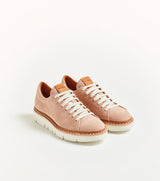 Sneaker bassa T100 in suede cipria - PreOrder
