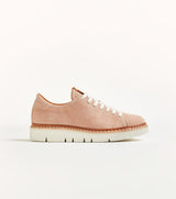 Sneaker bassa T100 in suede cipria - PreOrder