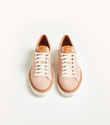 Sneaker bassa T100 in suede cipria - PreOrder