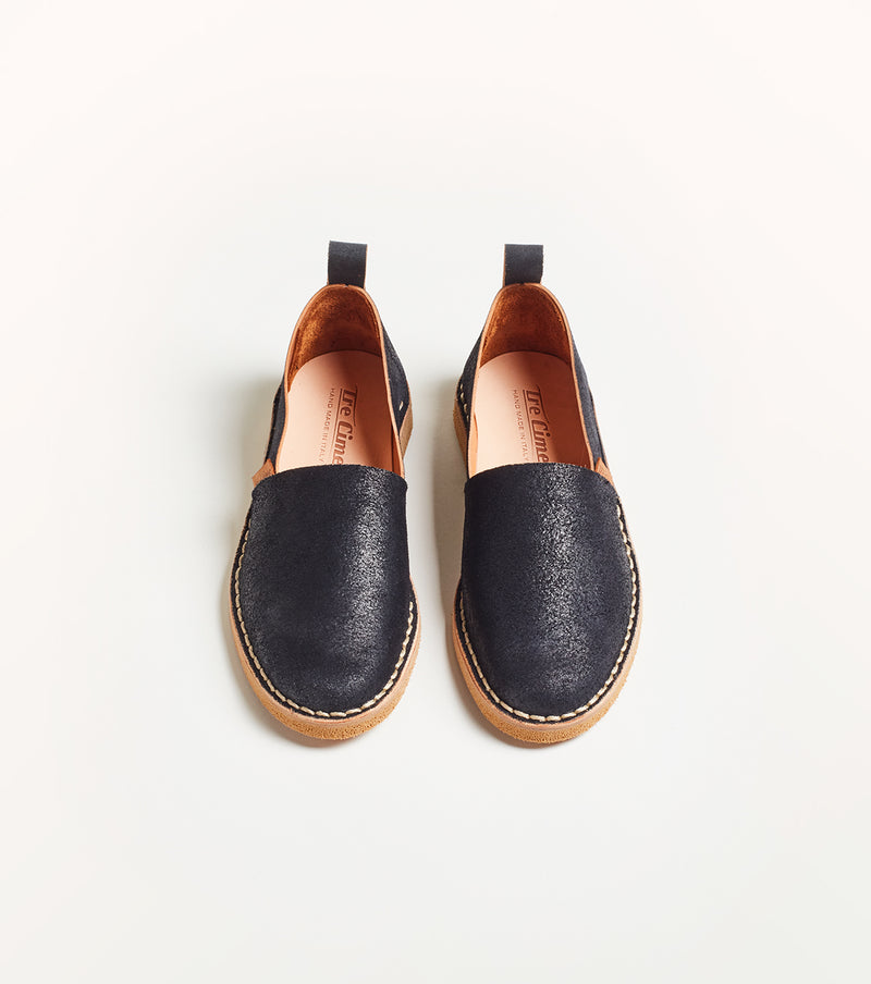 Espadrillas T299 in pelle nera - PreOrder