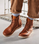 Stivaletto T203 in nubuk cognac
