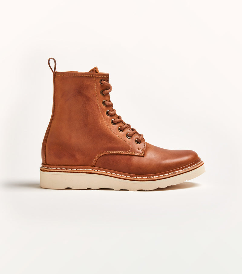 Stivaletto T203 in nubuk cognac