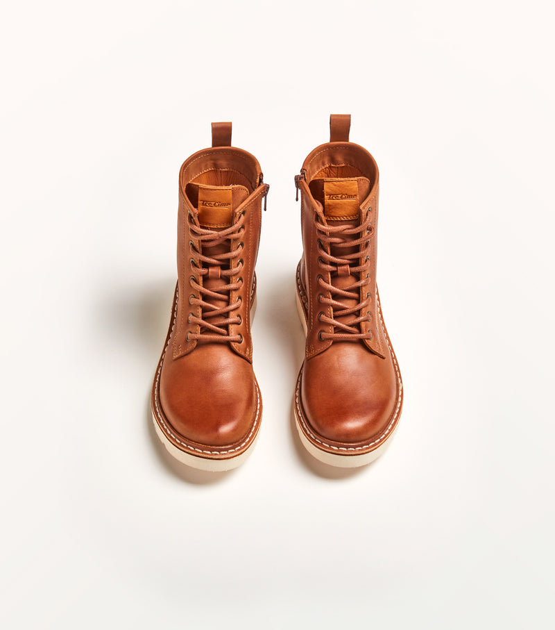 Stivaletto T203 in nubuk cognac