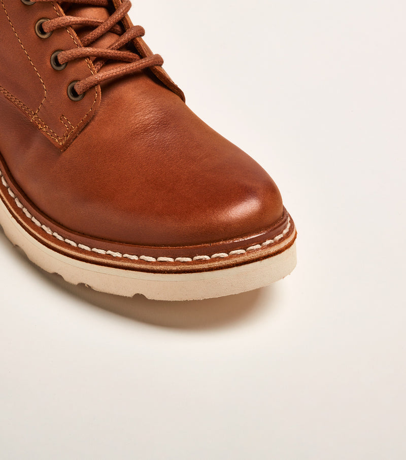 Stivaletto T203 in nubuk cognac