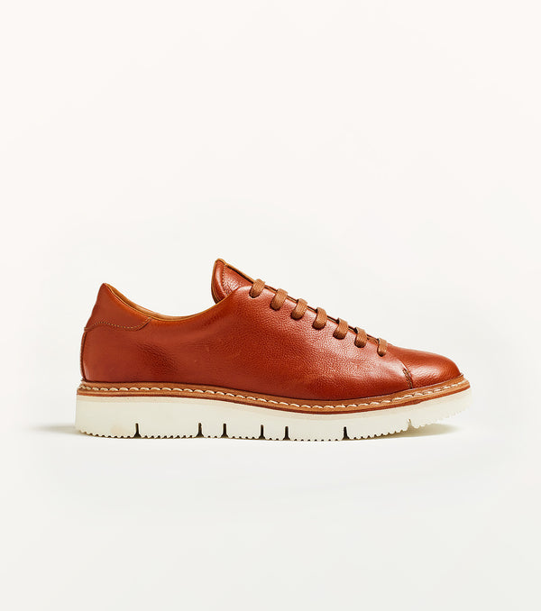Calaita Low T101 in pelle cognac - PreOrder