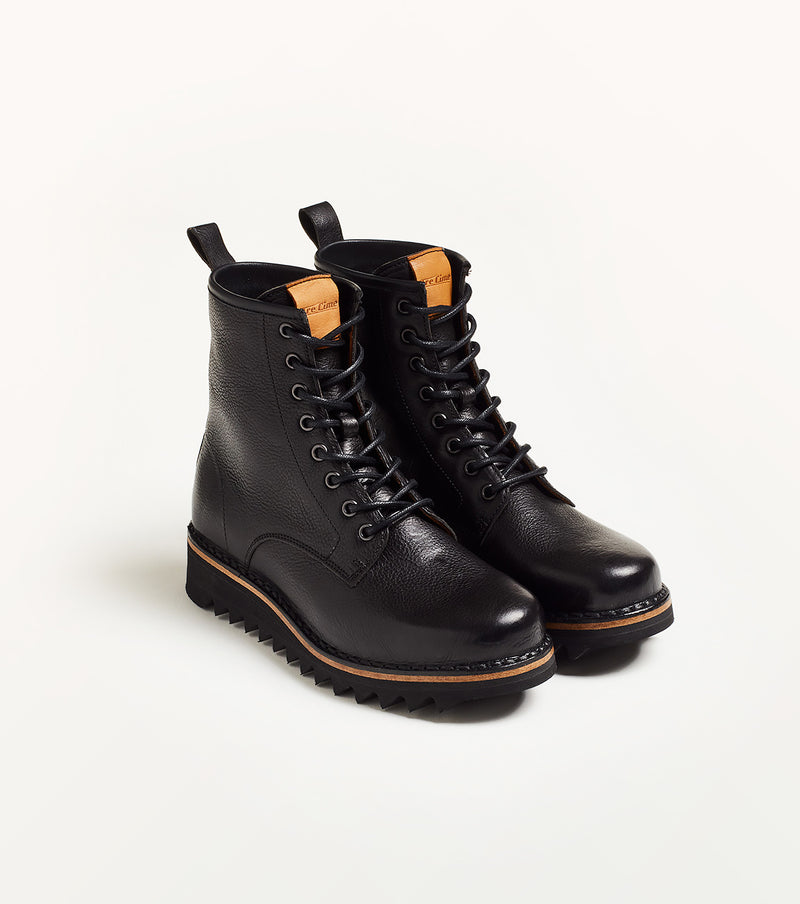 Stivaletto T122 in pelle nera