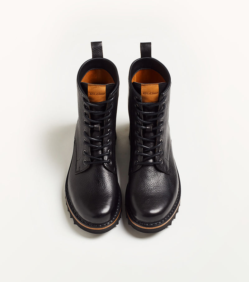 Stivaletto T122 in pelle nera