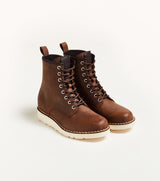 Stivaletto T122 in nubuk marrone