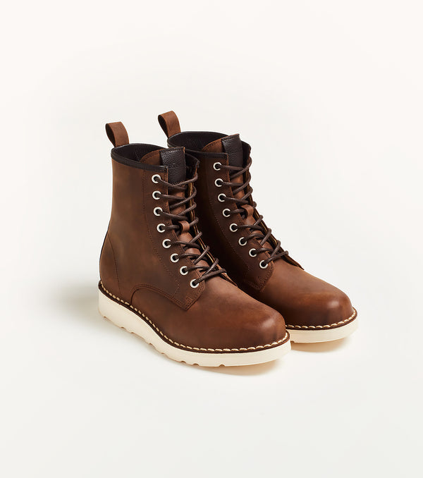 Stivaletto T122 in nubuk marrone