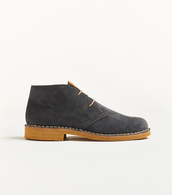 Polacchina T271 in suede grigio shark